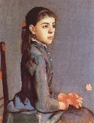 Ferdinand Hodler Portrait of Louise-Delphine Duchosal oil painting artist